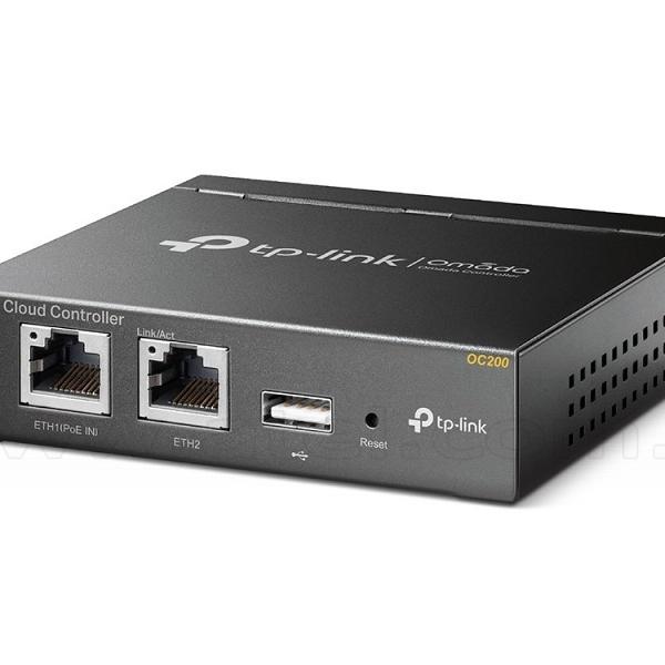  TP-LINK OC200 Controlador hardware Omada Cloud gestión centralizada red puntos acceso switches routers hasta 100 dispositivos 