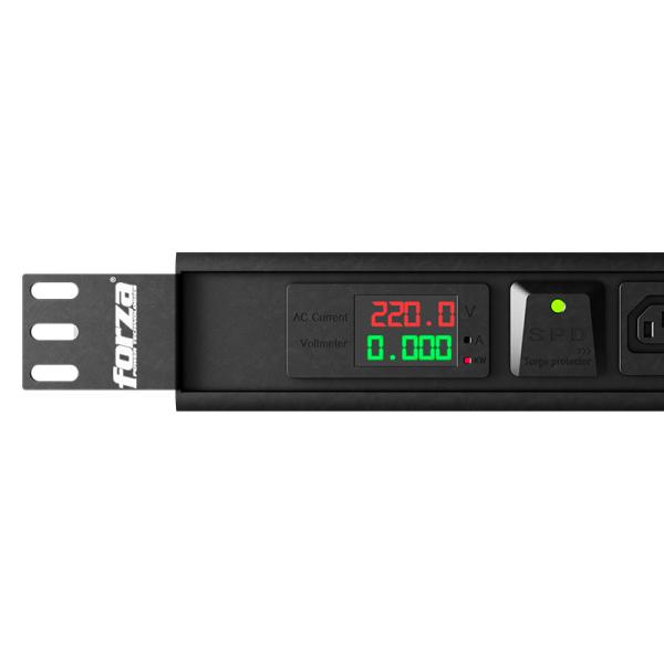  FORZA FPD-3012M0U PDU medible 6000W 30 tomas 0U vertical 220V monitoreo 