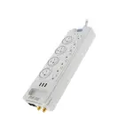  FORZA FSP-1011USBW protector tensión 1800J 1750W 10 salidas 1 puerto USB 110V/220V 