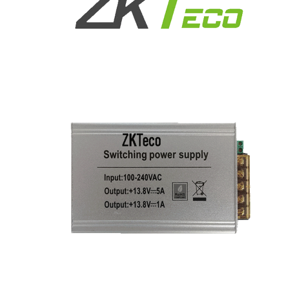  ZKTECO TPM005B fuente poder ZKTeco 12V 3A salida dual 1.5A 