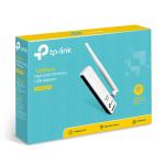 TP-LINK TL-WN722N Adaptador USB inalámbrico N 150Mbps 2.4GHz alta ganancia antena desmontable 4dBi USB 2.0 