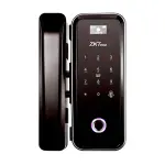  ZKTECO GL300W/L cerradura smart vidrio biométrica Wi‑Fi lado derecho 4xAA batería 