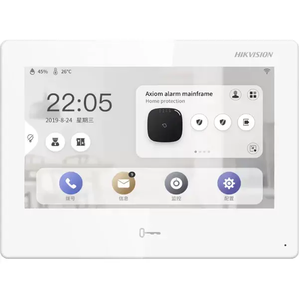 HIKVISION DS-KH9310-WTE1(B) Monitor IP para videoportero pantalla LCD táctil 7" 