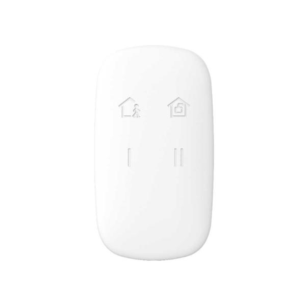  HIKVISION DS-PKF1-WB Llavero Inalámbrico 433MHz 4 Botones Armado/Desarmado Stay/Away Lock/Unlock AX PRO Batería CR2032 3 años 