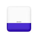  HIKVISION DS-PS1-E-WB Sirena Inalámbrica Exterior 433MHz 110dB Luz Estroboscópica LED Batería 18650 AX PRO IP54 