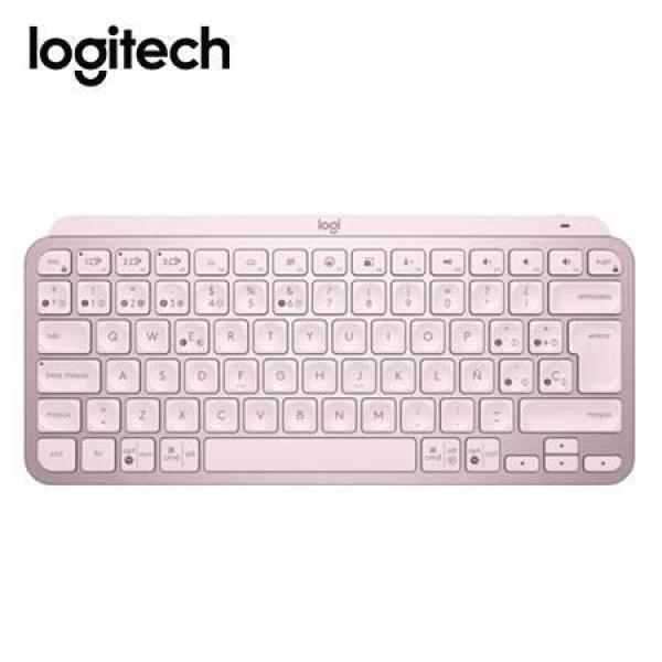  LOGITECH MX Keys Mini teclado iluminado multi‑device Bluetooth español rose 