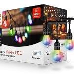 NEXXT NHB-O100 Guirnalda LED inteligente RGB 24 focos 48ft exterior 