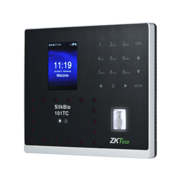  ZKTECO SILKBIO-101TC/ID control asistencia y acceso IP reconocimiento facial 