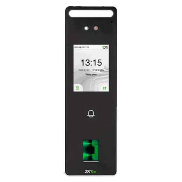  ZKTECO SPEEDFACE-V3L/ID Terminal control acceso reconocimiento facial 3\" 2MP lector RFID 13.56MHz PoE TCP/IP 