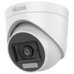  HILOOK THC-T127-LPS Cámara Torreta Interior 2MP Audio y Luz Dual Lente 2.8mm Luz Blanca + IR 