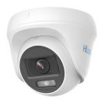  HILOOK THC-T129-M Cámara domo analógica ColorVu 2MP 1080P luz blanca 20m 24/7 color lente 2.8mm TVI/AHD/CVI 
