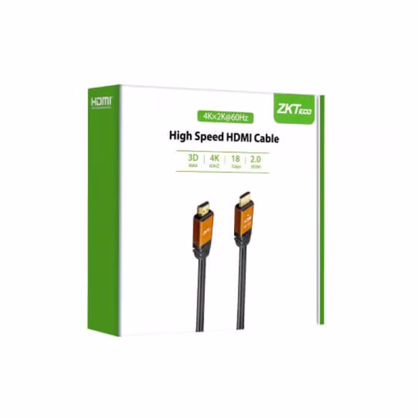  ZKTECO ZK-1.5HD-C Cable HDMI alta velocidad 1.5 metros 4K 30Hz compatible HDMI 1.4 