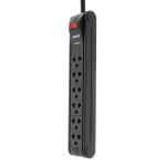  FORZA FZ-PS-1006B Supresor de picos 6 tomas 1680W 220V cable 3 metros 