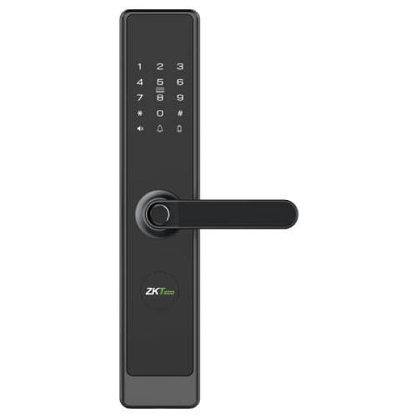  ZKTECO TL700W cerradura inteligente Wi‑Fi huella digital código tarjeta IC Mifare 4xAA batería mortise 6068 
