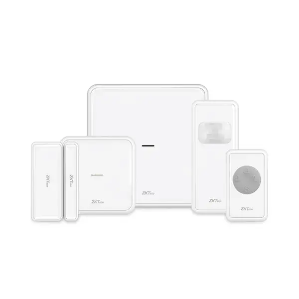  ZKTECO AP101 kit de alarma inteligente Wi‑Fi con sensor de movimiento y contacto magnético 