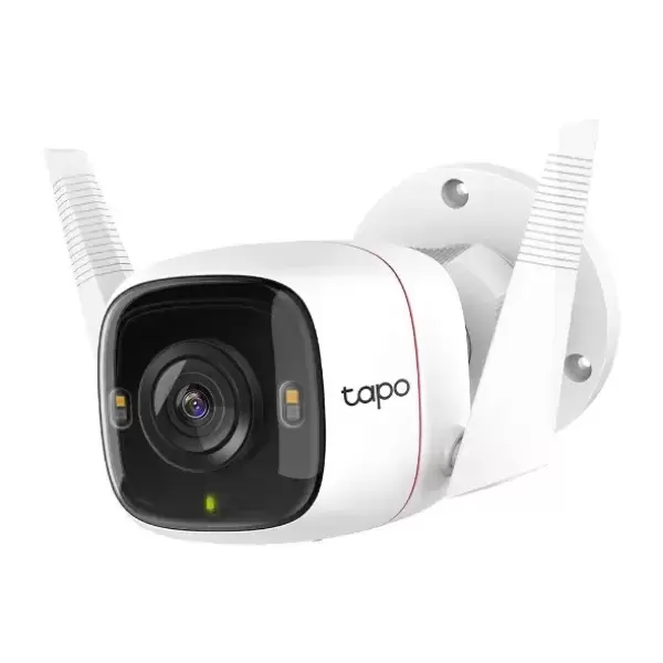  TP-LINK TAPO C320WS Cámara IP Exterior 2K QHD 2560x1440 WiFi 2.4GHz Ethernet Dual Antennas Visión Nocturna Color Starlight Sensor 